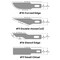 artPOP! Assorted Craft Knife Blades, Set of 5, Assorted Shapes, Carbon-Steel Art Blades, Hobby Supplies for Precision Cutting of Paper, Cardboard, Plastic, Vinyl, Leather, and Film